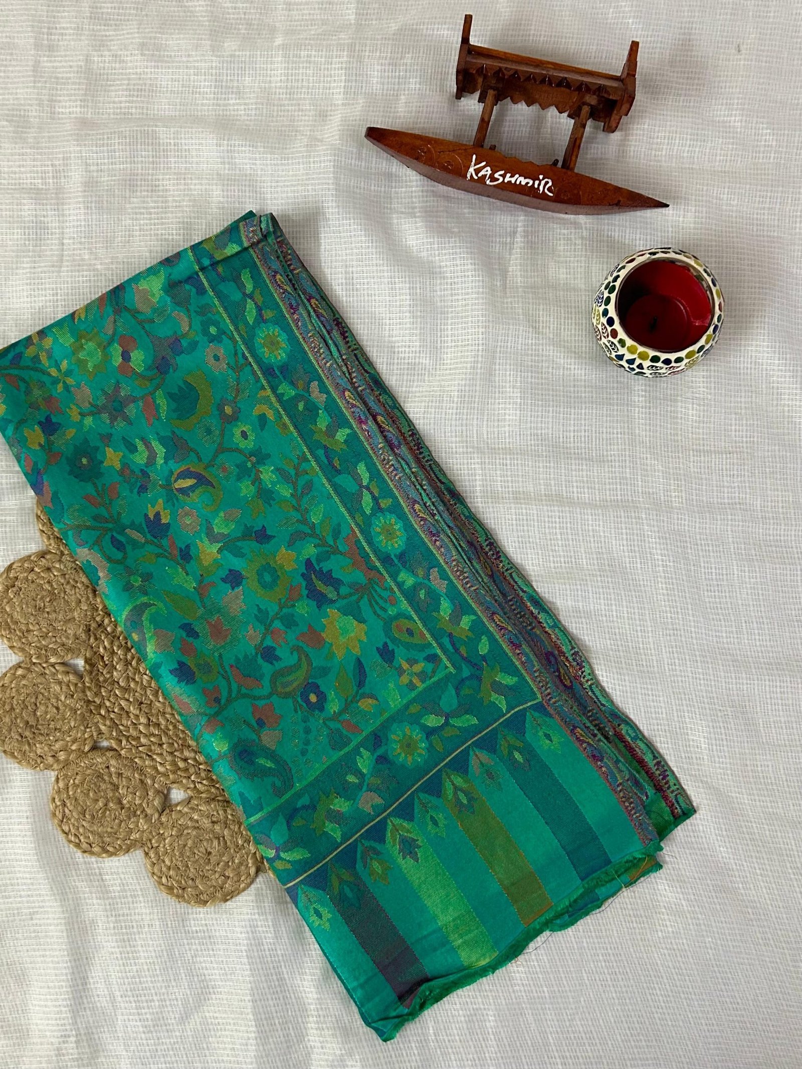 Handwoven Kani Shawl – A Timeless Masterpiece