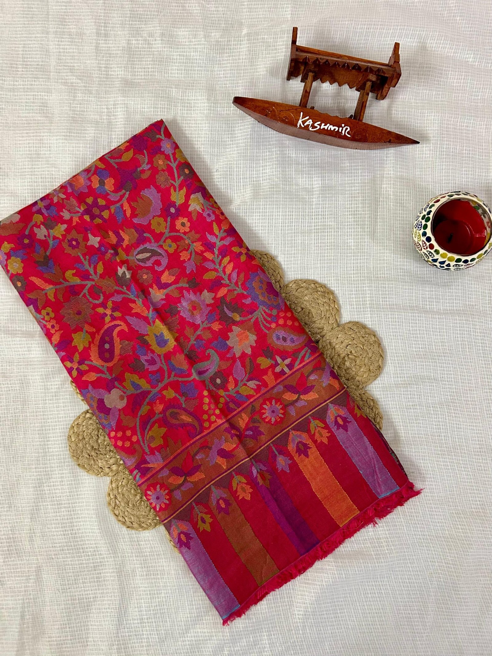 Handwoven Kani Shawl – A Timeless Masterpiece