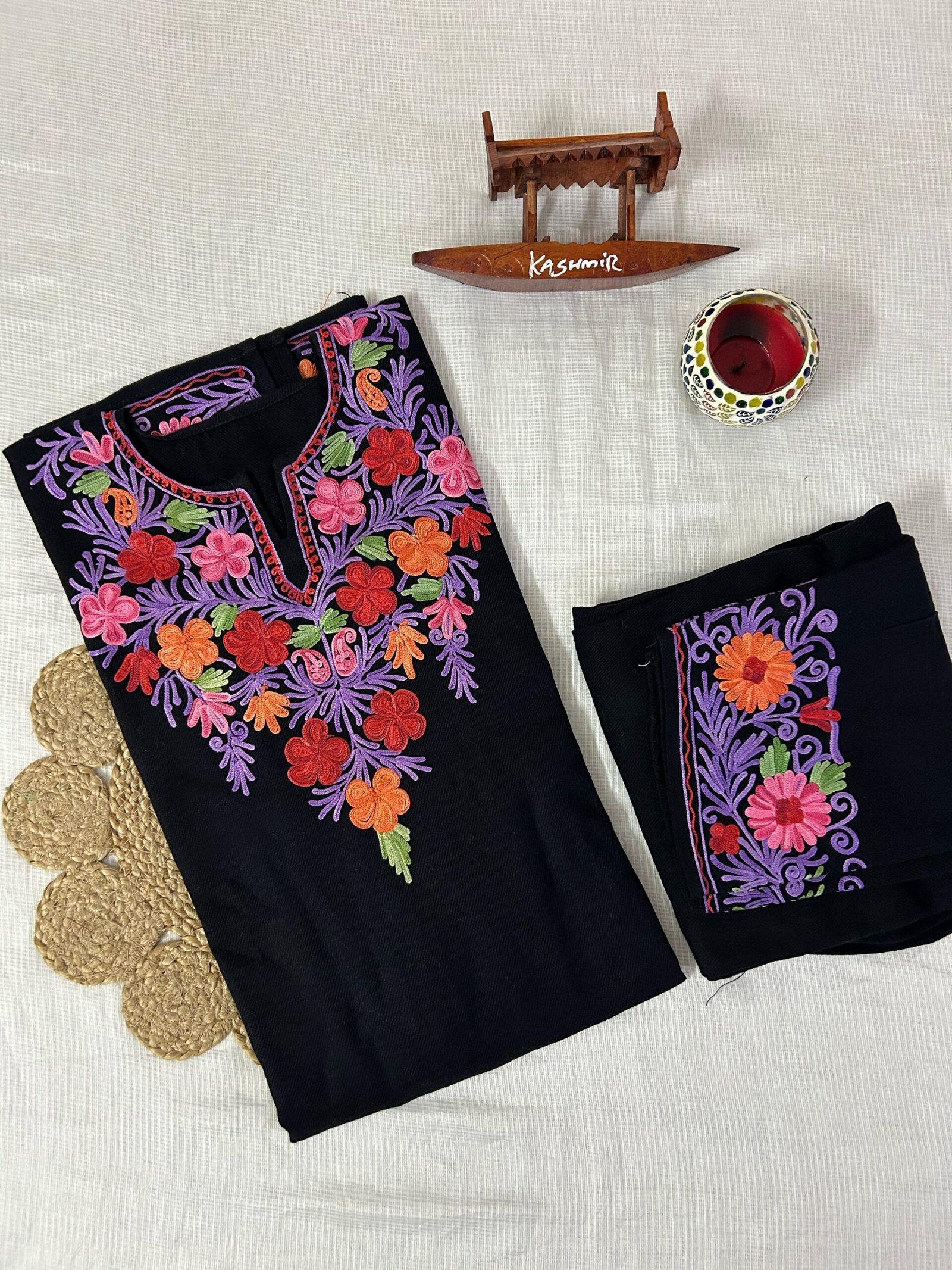 Kashmiri Pheran Set - Aarikari