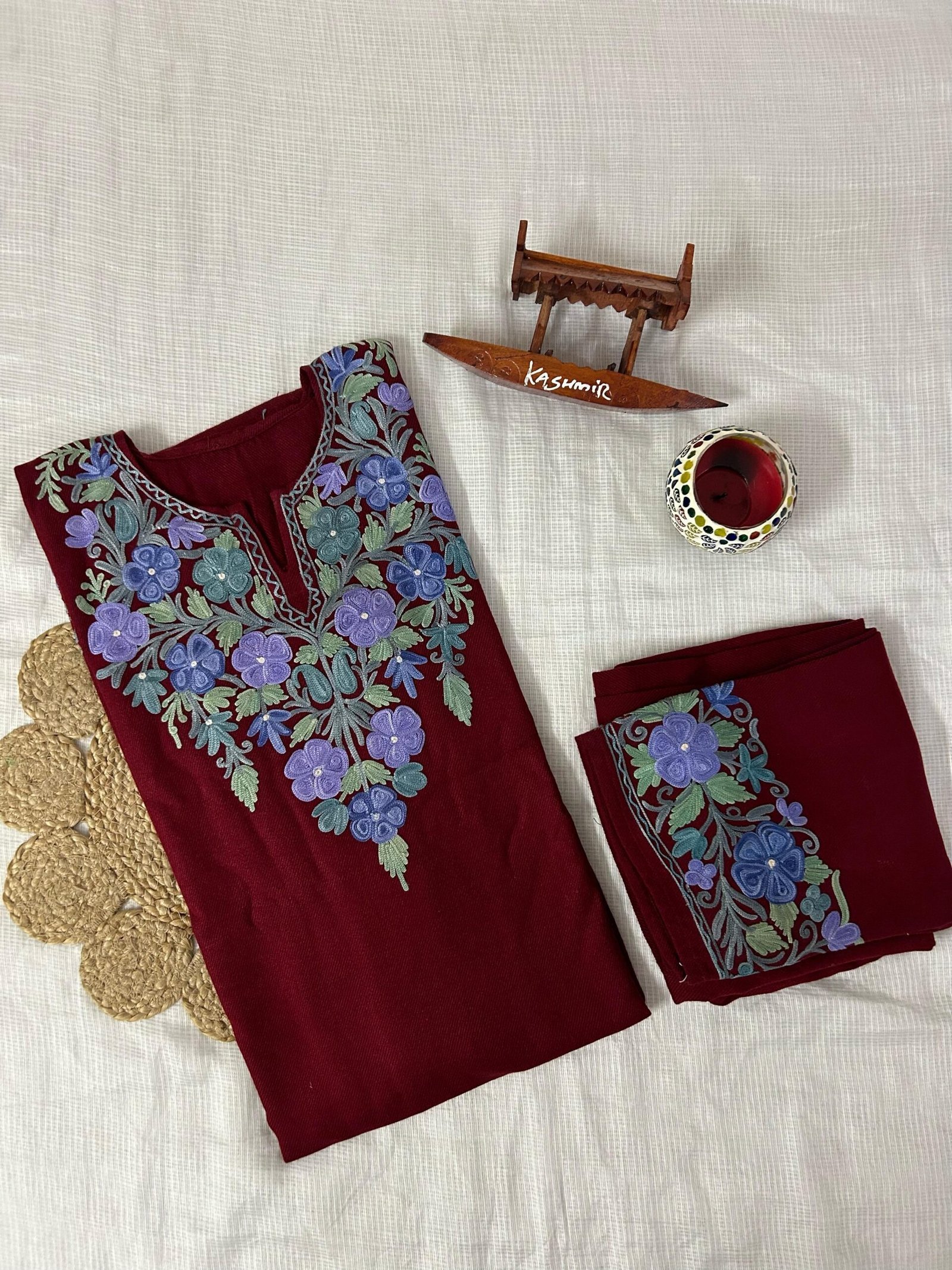 Kashmiri Pheran Set - Aarikari