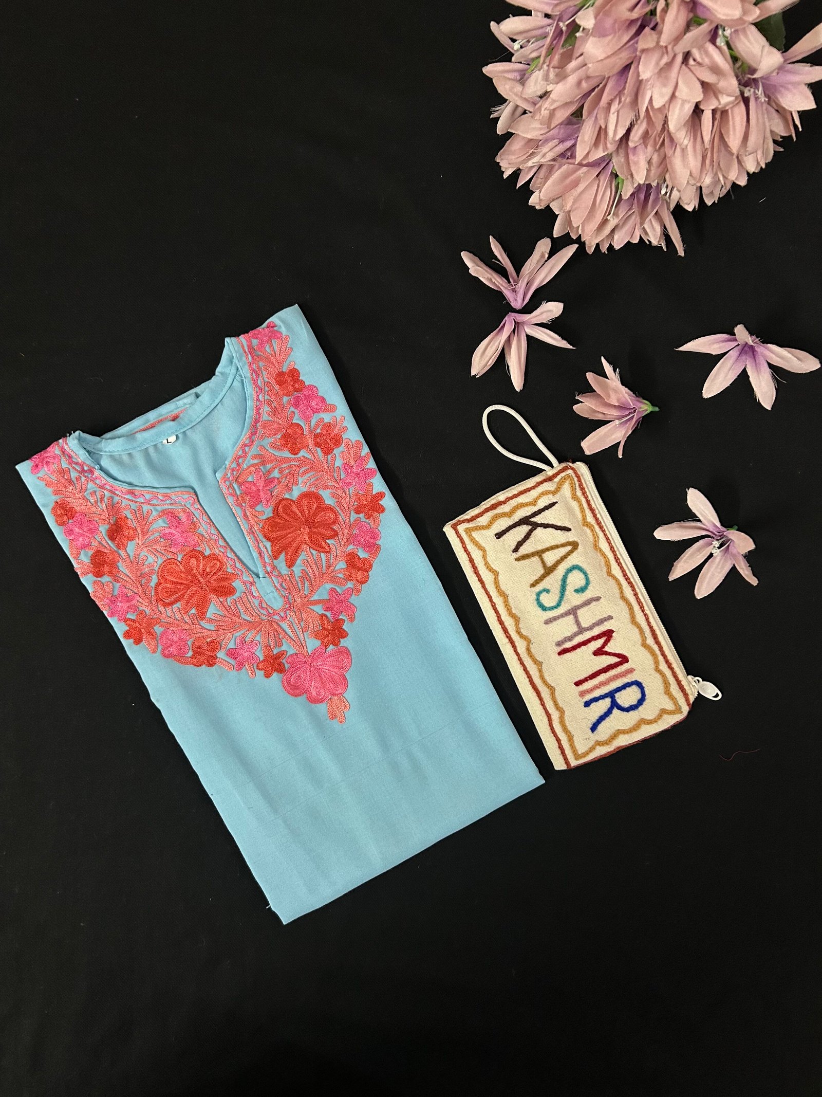 Cotton Short Kurti - Grey