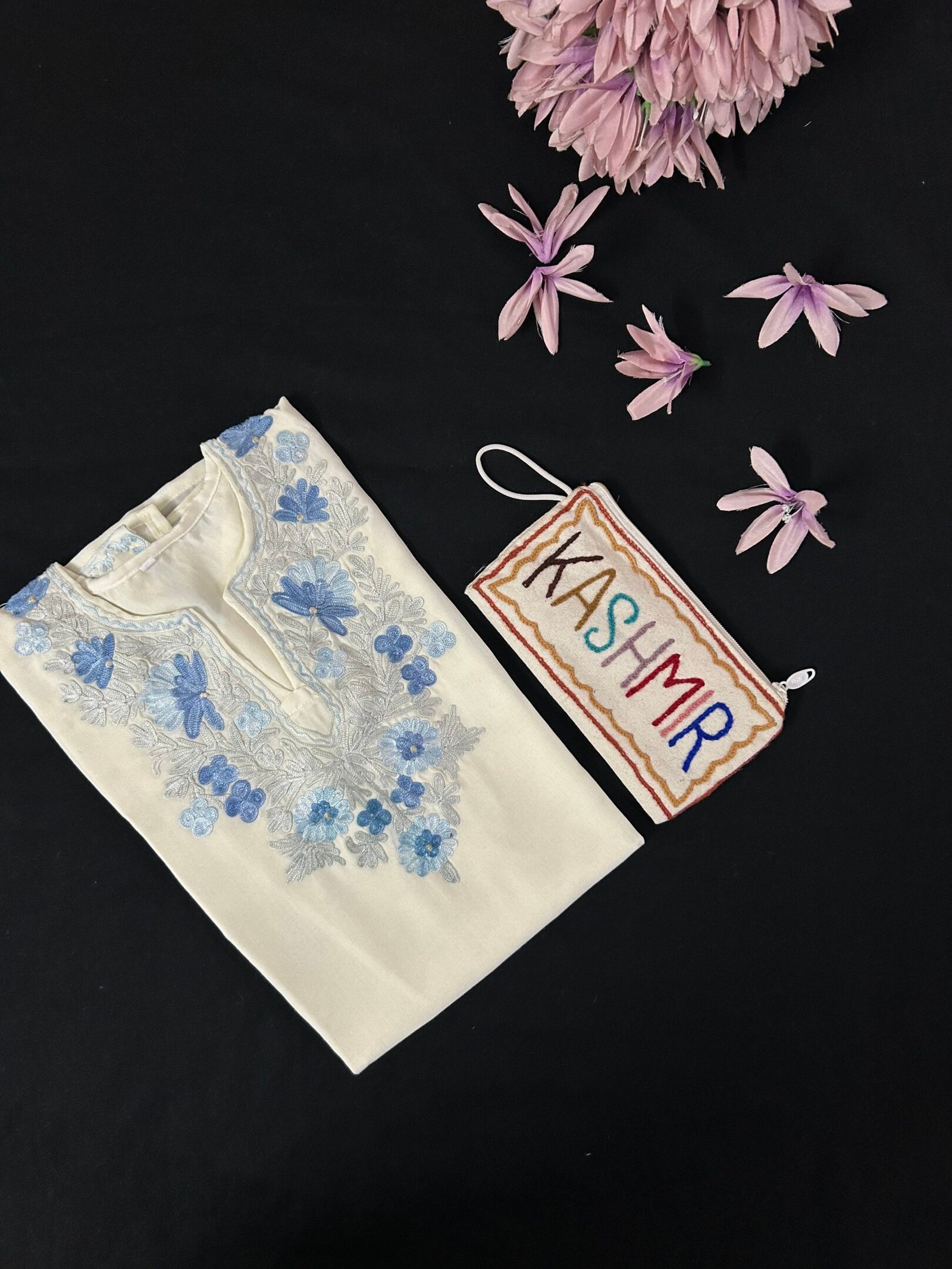 Cotton Short Kurti - White