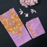 Kashmiri Cotton Coord Set - Lavender