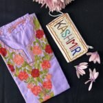 Cotton Short Kurti - Lavender