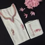 Summer Cotton Coord Set â€“ Hand-Embroidered with Kashmiri Sozni